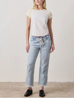 NSF Penny Relaxed Tie Waist Jean